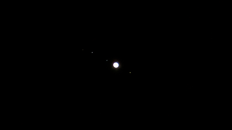 木星と4つの衛星