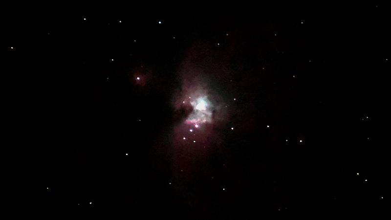 オリオン座の M42、M43星雲